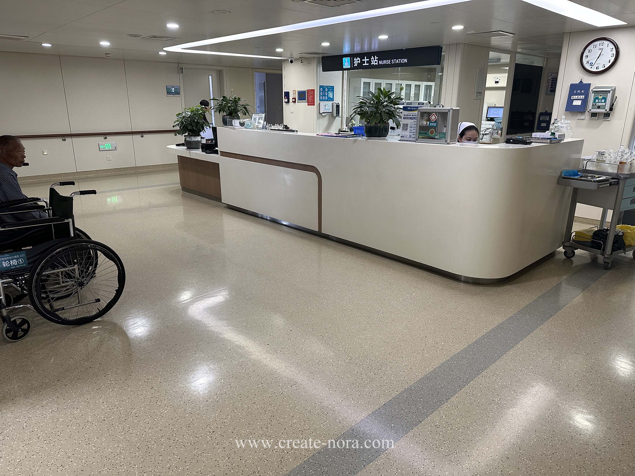 the photo of nora rubber flooring in The First Affiliated Hospital of Zhengzhou University 9